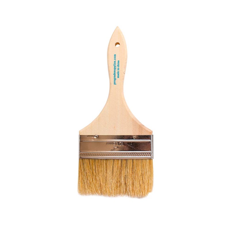 Pro-Grade Pro Grade - Chip Paint Brushes - 36 Ea 4 Inch Chip Paint Brush Light Brown - Image 5